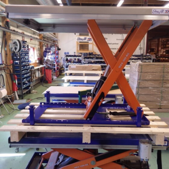 TL 1000 Heftafel met RVS platform